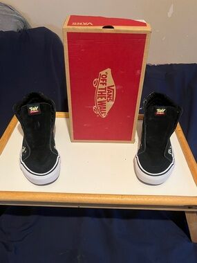 Vans Black Toy Story Patch High-Top Skate Shoes
